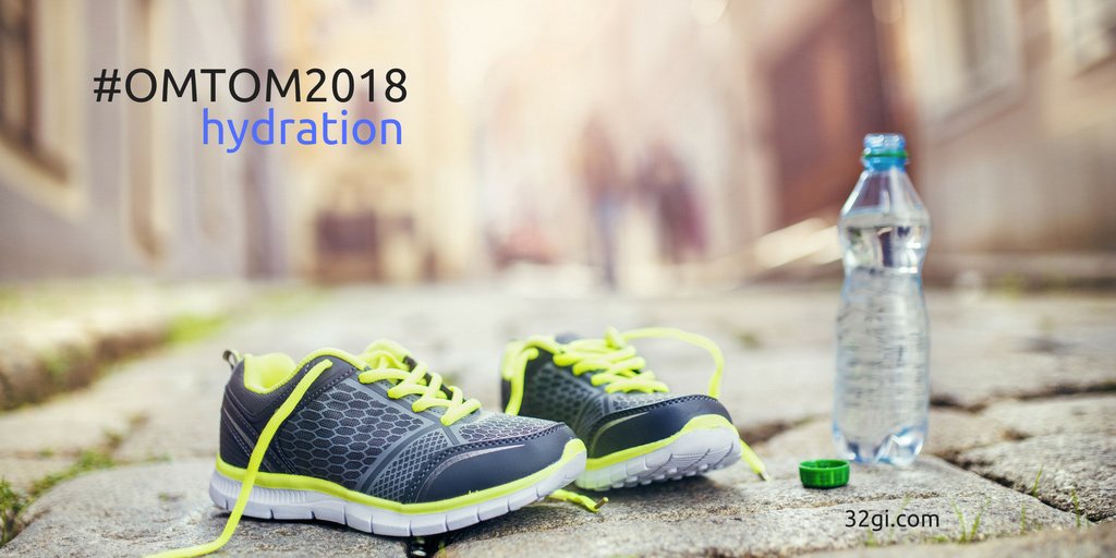 Tip 1 – #OMTOM2018 hydration