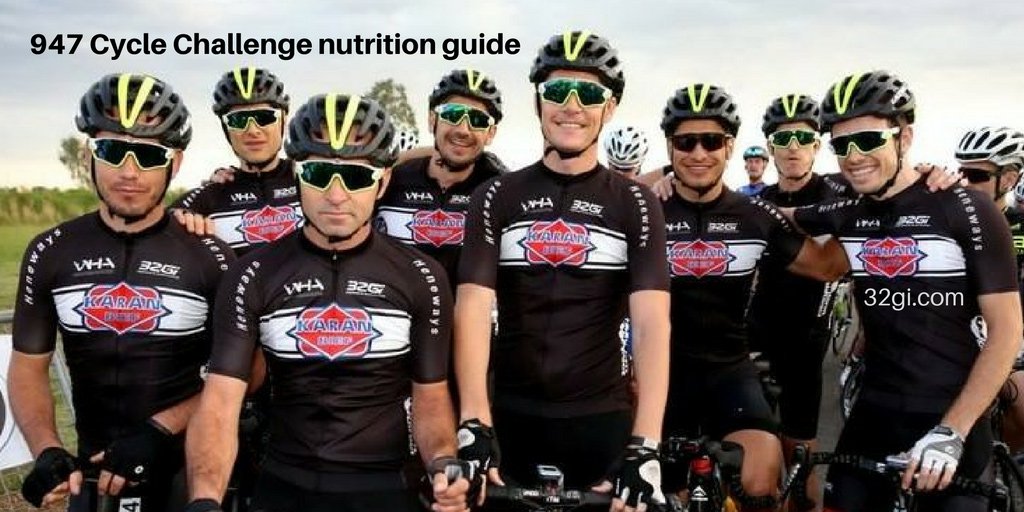 Nutritional planning for the 947 Cycle Challenge